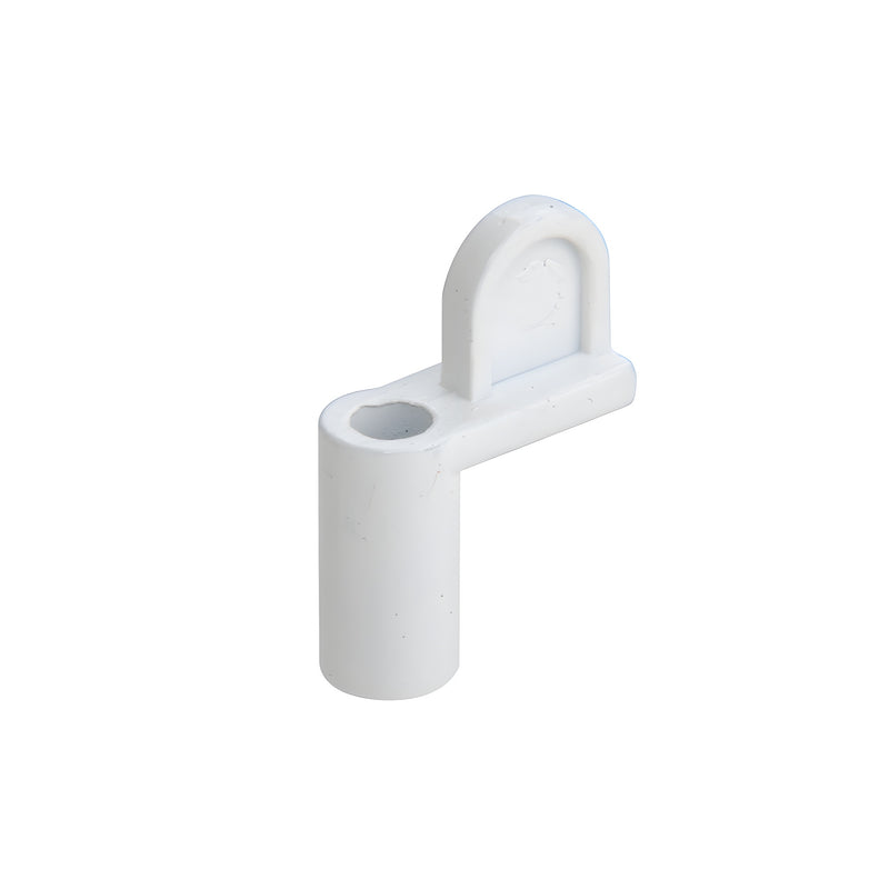 A single white diecast window screen wing clip shown against a plain background.