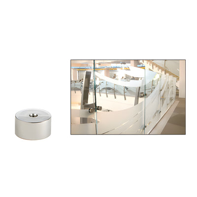 CRL 316 Polished Stainless 2" Diameter by 1" Long Standoff Base