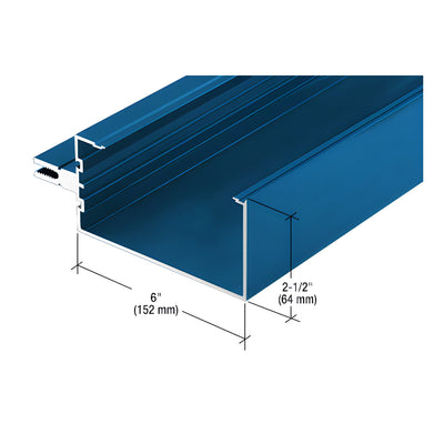 CRL-U.S. Aluminum Open Back Horizontal Mullion, Custom Paint- 24'-2"
