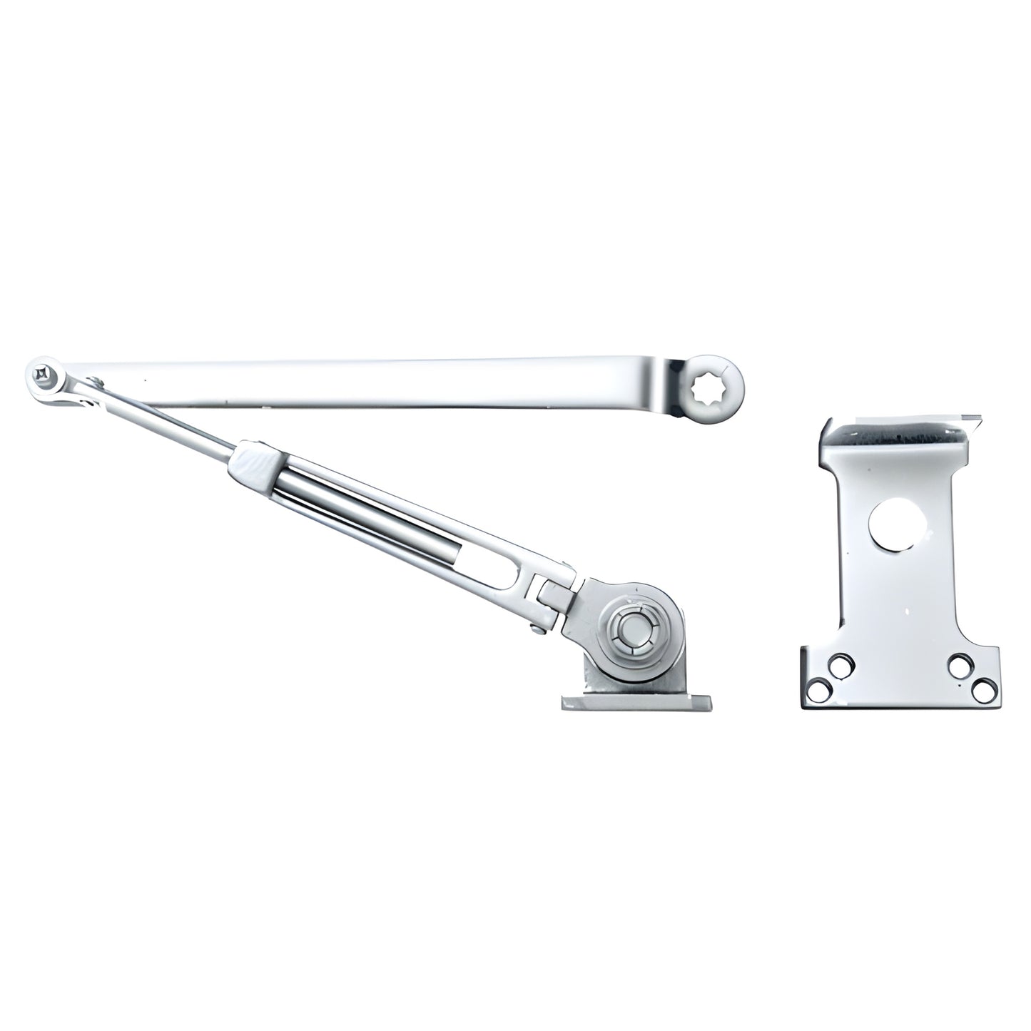 CRL Chrome Friction Hold-Open Arm for Door Closers
