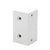 CRL Sky White Surface Mount Strike Plate Block
