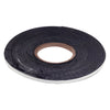 A single roll of black reinforced rubber sealant tape shown from an angled perspective.