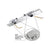 CRL Polished Stainless Electric Strike Keeper for Double Doors- Fail Secure