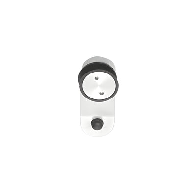 CRL Brushed Stainless Laguna Series Glass Mounted Door Stop Fitting
