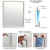 CRL Custom Stainless Steel Anti-Theft Mirror Frame