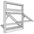 CRL-U.S. Aluminum 7200 Triple-Stack Window Kynar® Paint 1" Glazing