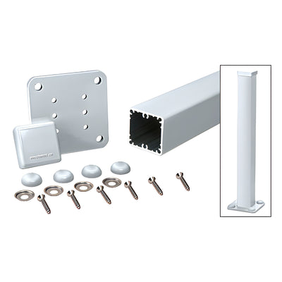 CRL Mill 100 Series 36" Surface Mount Post Kit