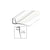 CRL 95" Clear Poly U-Channel with 1-3/4" (44 mm) Fin for 3/8" Glass
