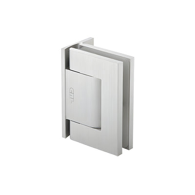 CRL Satin Anodized Vernon Oil Dynamic Offset Back Plate Wall-to-Glass Hinge - Hold Open