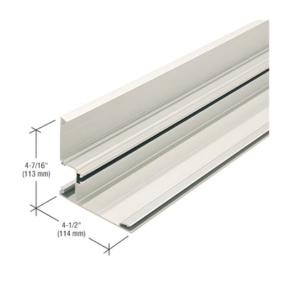 CRL-U.S. Aluminum White KYNAR® Paint 90 Degree Outside Corner Half Section, Thermally Improved - 24'-2"