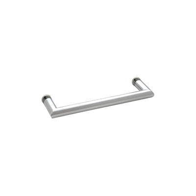 CRL Polished Chrome 18" MT Series Round Tubing Mitered Corner Single-Sided Towel Bar