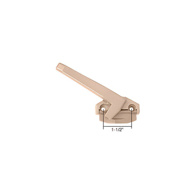 CRL Beige Left Hand Cam Handle with 1-1/2" Screw Holes