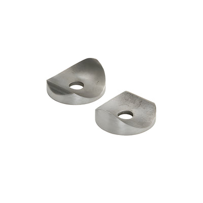 CRL 316 Brushed Stainless Steel Coped 90 Degree Adapter Set