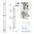 CRL Polished Stainless LLPA Series Custom Length Up To 108" Ladder Pull - Lock Up & Down