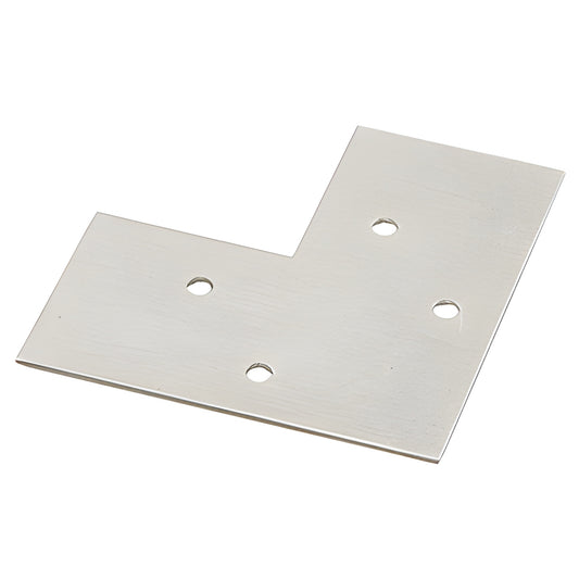 CRL-U.S. Aluminum Inside Corner Mullion Closure Plate - 10 Pack