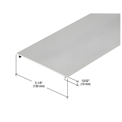 CRL-U.S. Aluminum Horizontal Flat Insert - 24'-2", Clear Anodized Class 1