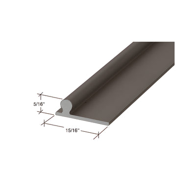 CRL Bronze 120" Sliding Glass Door Replacement Rail