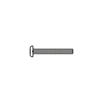 CRL-U.S. Aluminum 1/4-20 x 1-3/4" Phillips Machine Screw, Zinc, Bronze Black Anodized