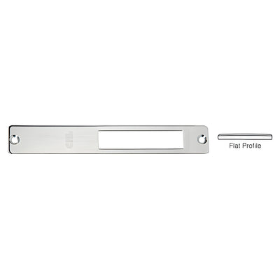 CRL Brushed Stainless Strike Faceplate for Use With DH410 and DT410 Series Center Locks