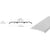 CRL Aluminum 7" x 1/2" Saddle Threshold - 73" in Length