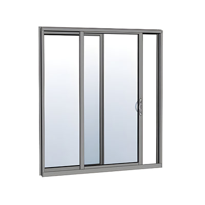 CRL-U.S. Aluminum OX Sliding Door Thermally Broken Block Frame Unglazed with Screen