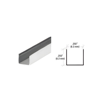 CRL Stainless Steel 1/4" x 1/4" U-Channel