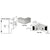 CRL Polished Chrome 90 Degree "Sleeve Over" Glass Clamp