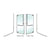CRL-Blumcraft® Polished Stainless Left Hand Reverse Glass Mount "D" Exterior Top Securing Dummy Handle