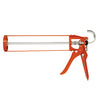 A side view of an orange CRL metal strap frame caulking gun.