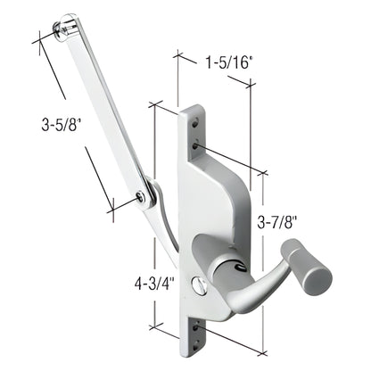CRL Jalousie Window Operator 3-5/8" Link Arm Replacement