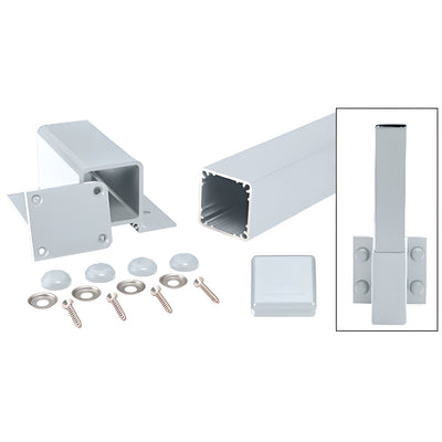 CRL Mill 100 Series 36" Fascia Mount Post Kit