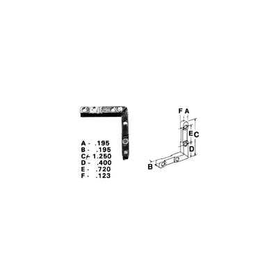 CRL Zinc Diecast Storm Window Corner Key - 1.250" Leg; .195" Width - 20/Pk