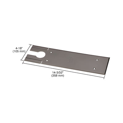 Dormakaba® Dark Bronze BTS80 Series Cover Plate