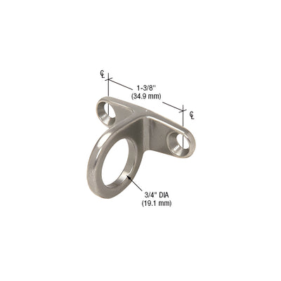 CRL White Bronze Transom Sash Pole Ring