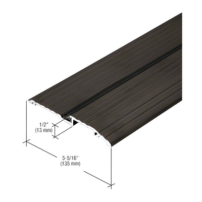 CRL-U.S. Aluminum Low Profile Threshold, Dark Bronze/Black Anodized Class 1 - 21'-4"