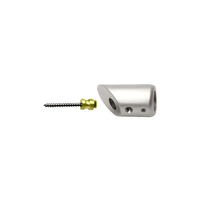 CRL Polished Nickel Mitered Support Bar Bracket