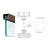 CRL Black Bronze Anodized Wide U-Channel with Top Load Roll-In Glazing Gasket for 3/8" and 1/2" Glass - 120" Length