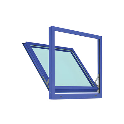 CRL-U.S. Aluminum White KYNAR® Paint 7200 Series Project-In Top Vent Window for 1" Glazing