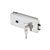 CRL Polished Stainless Glass Mount Lever Lock for Metal Frame Doors