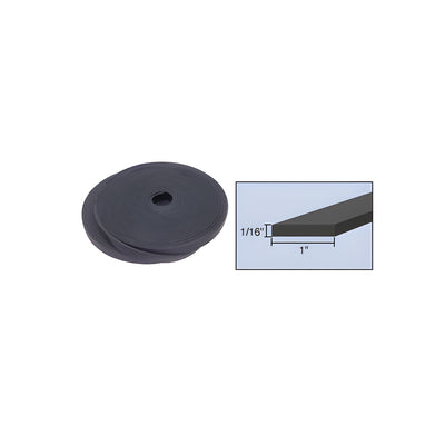 CRL 1/16" x 1" Bulk Rolled Flexible PVC Setting Block Material - 100'