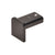 CRL Matte Black 11 Gauge End Cap for 3/4" Cap Rail