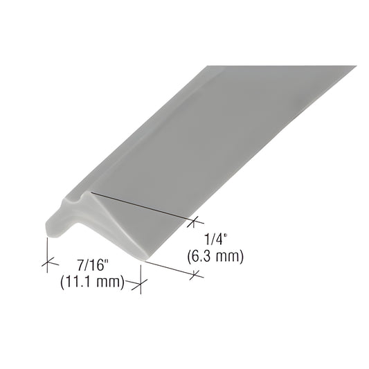 CRL Gray 7/16 in Rubber Glazing Spline 100' Roll