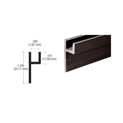 CRL Duranodic Bronze Base H-Channel