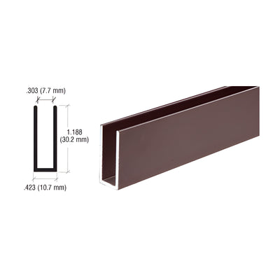 CRL Duranodic Bronze Aluminum Channel Extrusion