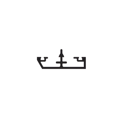 CRL-U.S. Aluminum Custom KYNAR® Paint Horizontal Face Cap - 24'-2"
