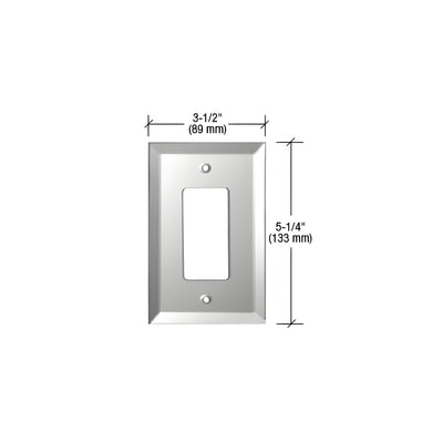 CRL Gray Designer Glass Mirror Plate