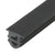 CRL Black Top Rubber Gasket for Laminated Tempered Glass Base Shoe - 200' Roll