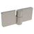 CRL Polished Chrome Lugano Series Glass to Glass 180 Degree Hinge - For Right Hand Door