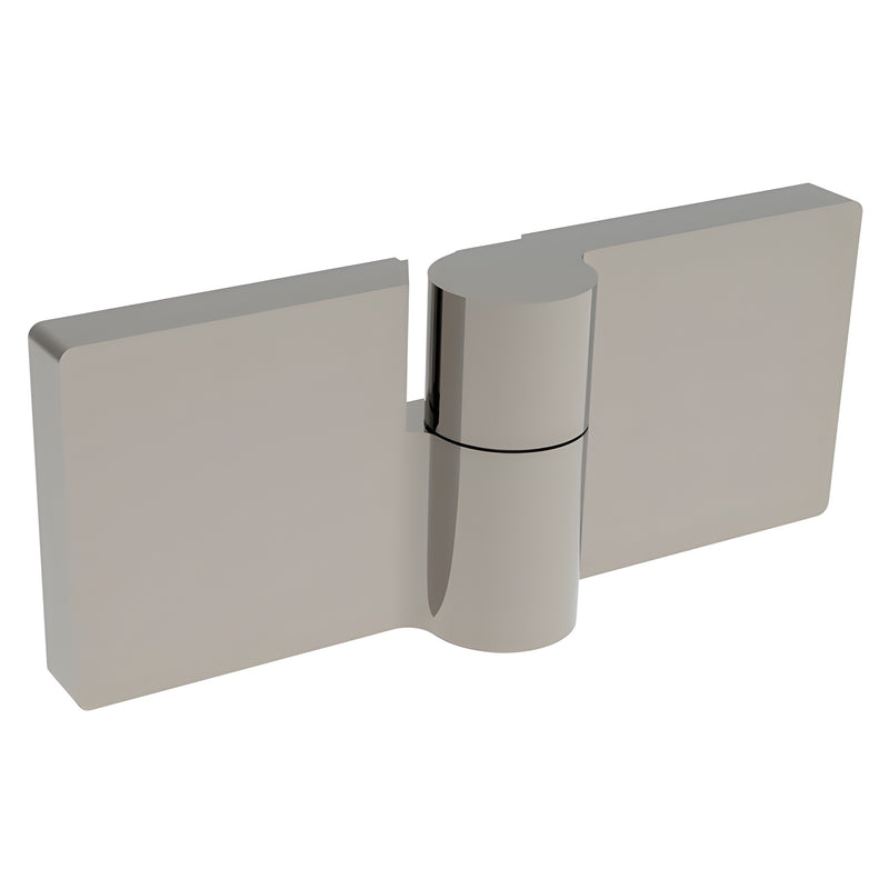 CRL Polished Chrome Lugano Series Glass to Glass 180 Degree Hinge - For Right Hand Door