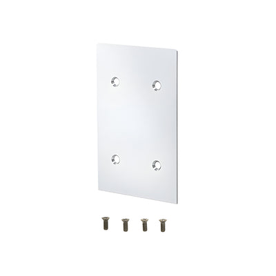 CRL Polished Stainless End Cap for 8B Series Standard Square Base Shoe